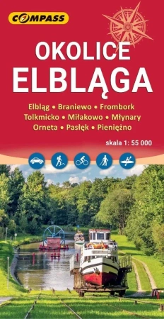 Mapa turystyczna - Okolice Elbląga - praca zbiorowa
