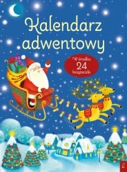 Kalendarz adwentowy. W środku 24 książeczki - praca zbiorowa