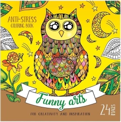 Kolorowanka antystresowa 200x200 12 Funny arts - Fresh