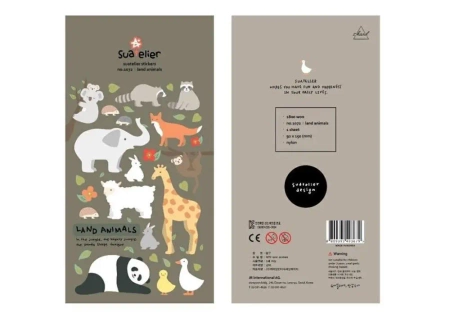 Naklejki ozdobne Zwierzęta Lądowe - Suatelier