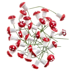 Muchomorki na druciku 30szt - Dalprint dpCraft