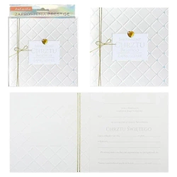Zaproszenie Chrzest 5szt - Kukartka
