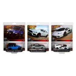 Hot Wheels Premium Pojazd 1:43 mix (6szt) - Mattel
