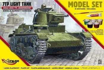 Lekki Czołg Jednowieżowy "7TP" - Mirage Hobby