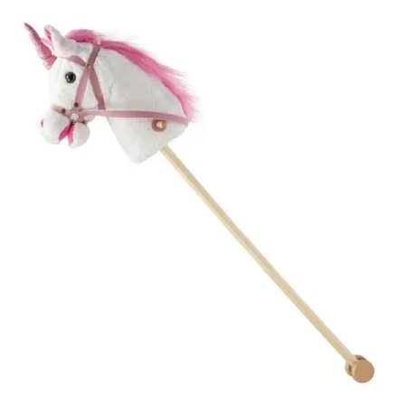 Hobby Horse jednorożec dźwięk i kółka Nia biały - Baby Mix