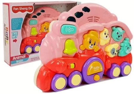 Lokomotywa interaktywna ze zwierzętami - Leantoys