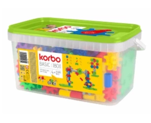 Basic klocki 180 el - Korbo