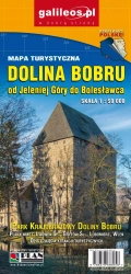 Dolina Bobru od Jeleniej Góry do Bolesławca. Mapa turystyczna, 1:50 000 - praca zbiorowa