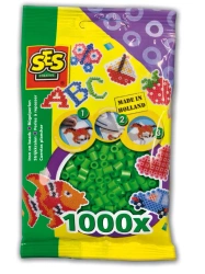 Koraliki do prasowania zielone 1000szt - SES