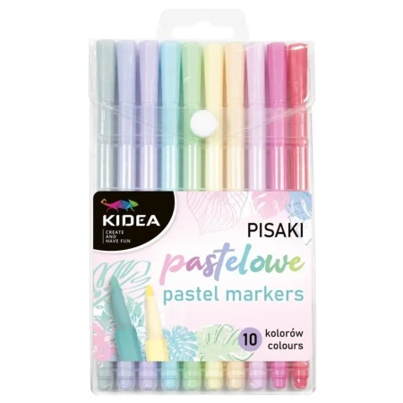 Pisaki pastelowe 10 kolorów KIDEA - DERFORM