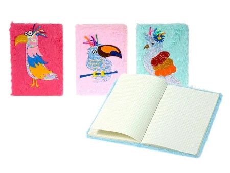 Notes A5/40K z okładką pluszową MIX - ADAR