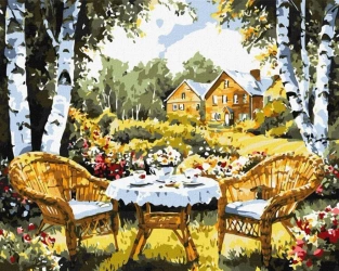 Malowanie po numerach - Wymarzony domek 40x50cm - Ideyka