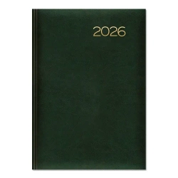 Kalendarz 2026 książkowy A5 dzienny zielony SK2 - Sapt