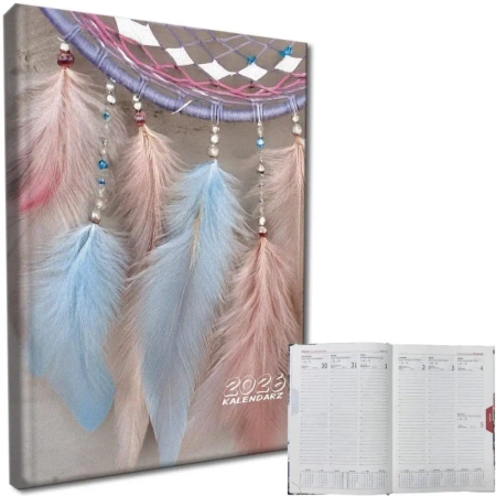 Kalendarz 2026 A5 tygodniowy rozkładówka Łapacze - EV-Corp