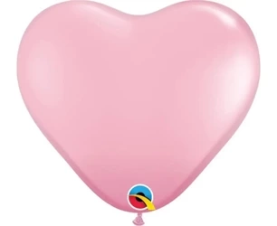 Balon serce pastelowy j. różowy 15cm 100szt - Godan