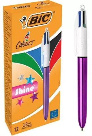 Długopis 4 Colours Shine Pink (12szt) - BIC