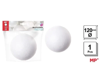 Kulka styropianowa do zdobienia 120mm - MP Main Paper