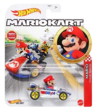 Hot Wheels Mario Kart Pojazd HDB36 - Mattel