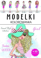 Modelki kolorowanka - praca zbiorowa