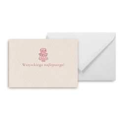 Mini kartka Wszystkiego najlepszego - Grupa Kreatywna