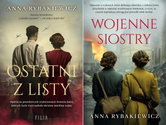 Ostatni z listy + Wojenne siostry Anna Rybakiewicz PAKIET - Anna Rybakiewicz