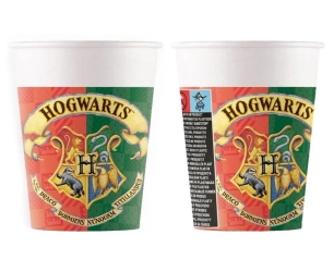 Kubeczki papierowe Hogwarts 200ml 8szt - Godan