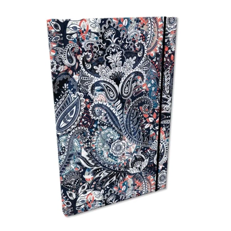 Notes kratka A5 z gumką Soft Touch Paisley Ornament - EV-Corp