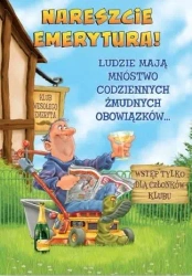 Kartka okolicznościowa Emerytura - Trend