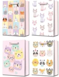 Torebka prezentowa XL Kotki szerokie dno