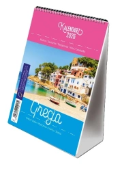 Kalendarz 2026 B6 pionowy ze spiralką Grecja - praca zbiorowa