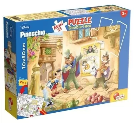 Puzzle maxi 25 dwustronne Pinokio - Lisciani