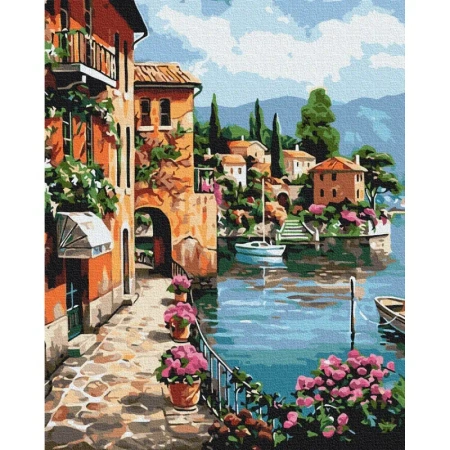 Malowanie po numerach BRUSHME 40x50 cm pod słońcem Positano