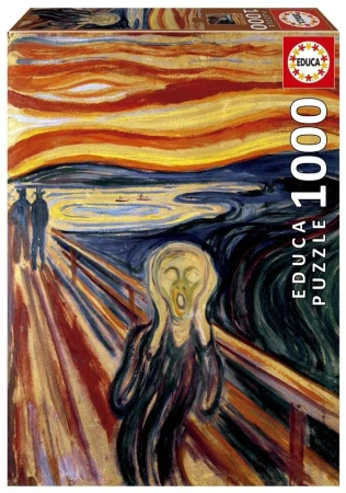 Puzzle 1000 Krzyk, Edvard Munch - Educa