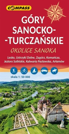 Mapa - Góry Sanocko-Turczańskie 1:50 000 - praca zbiorowa