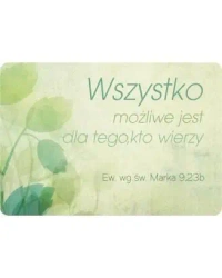 Magnes na lodówkę - Wszystko jest możliwe - Szaron