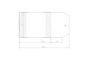 Okładka regulowana 210x355mm (50szt) - Sztapel