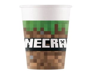Kubeczki papierowe Minecraft 200ml 8szt - Godan