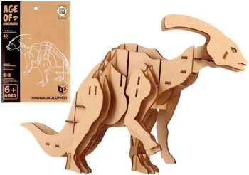 Puzzle drewniane 3D Dinozaur Parasaurolophus - Pro Kids