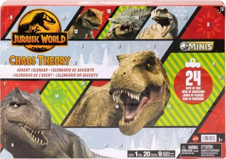 JURASSIC WORLD CHAOS THEORY KALENDARZ ADWENTOWY 2024