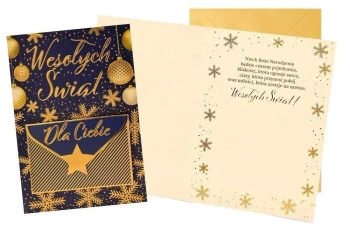 Karnet B6 Boże Narodzenie - Kukartka