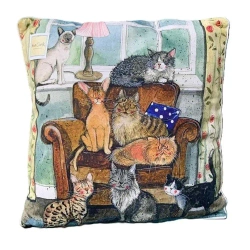 Poduszka CU35 Dom pełen kotów - Alex Clark
