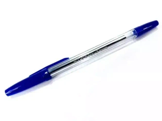 Długopis z zatyczką Cristal,  niebieski