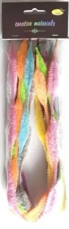 Druty chenille kolorowe pastel 50cm 10szt - Galeria Hobby