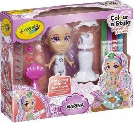 Colour and style mermaid Marina CRAYOLA