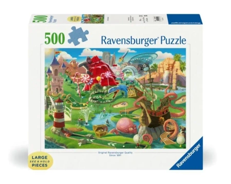 Puzzle 2D: Park rozrywki 500el - Ravensburger