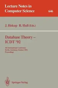 Database Theory - ICDT '92 - Biskup Joachim