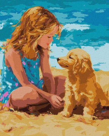 Malowanie po numerach - Przyjaciel z dzieciństwa - Ideyka