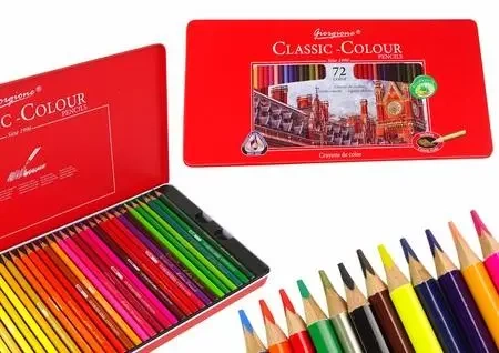 Kredki artystyczne 72 kolory - Leantoys