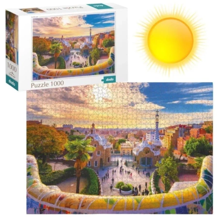 Puzzle 1000 Guell in Barcelona. Spain - Dodo