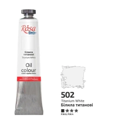 Farba olejna titanium white 502 45ml - Rosa